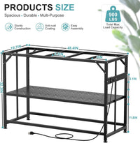 TOCRETOARE Fish Tank Stand 40 Gallon - 48.5"x19.8"x32.4" - image 2