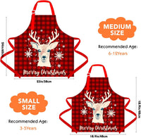 PASHOP rainbow unicorn kids apron 2 pack with front pockets in waterproof polyester - view 14