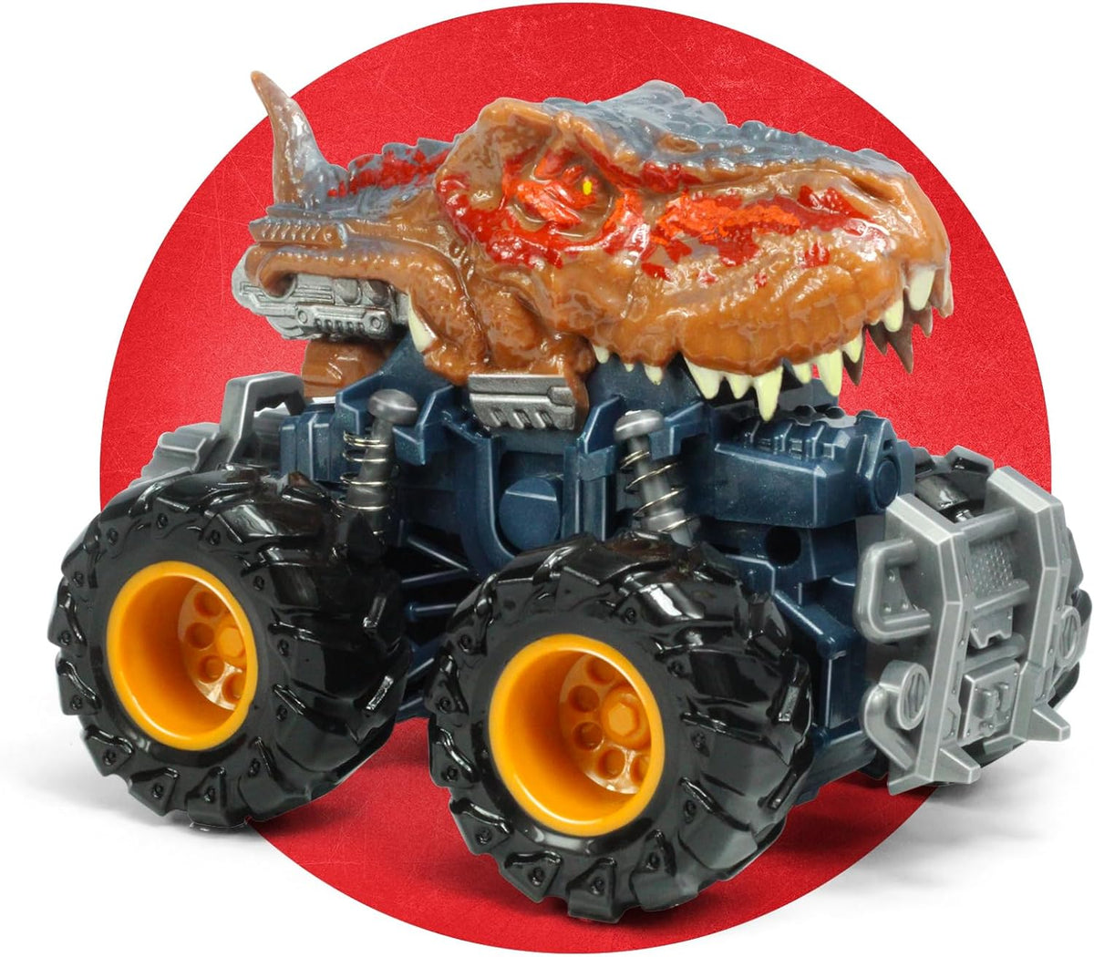 Oriate Friction Powered Dinosaur ATV Toy Cars for Children - T-rex 3