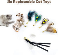Cat Insect Feather Toys Replacement Cat Toy Wand Refills - Style 7 - image 2