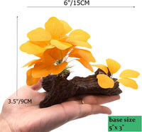 M2cbridge Artificial Fish Tank Plants Aquarium Plant Aquatic Water - 3pcs Big Colorful - image 3
