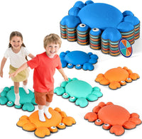 TOPNEW crab balance stepping stones for kids in bright colors, set of 6 - view 6
