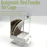 Automatic No Mess Bird Feeder Water Dispenser Set – Essentials for Birds - White + Green - image 3