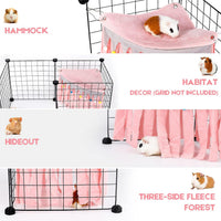 Guinea Pig Hideout, Guinea Pig Corner Hideout - Pink / 17.3"L x 9.2"W x 10.2"Th - image 2