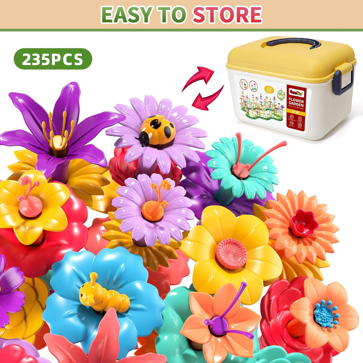 Garbo Star Girl Toys for 3 4 5 6 Year Old Girls Birthday Gift - 235 PCS - image 4
