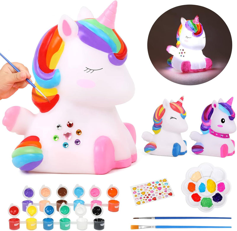 dededa Paint Your Own Unicorn Night Light Art Kit