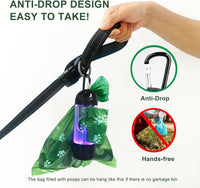 Tubasion 3-in-1 Dog Poop Bag Holder with Flashlight 7-Color - 1 Dispenser, 30 Bags - image 4