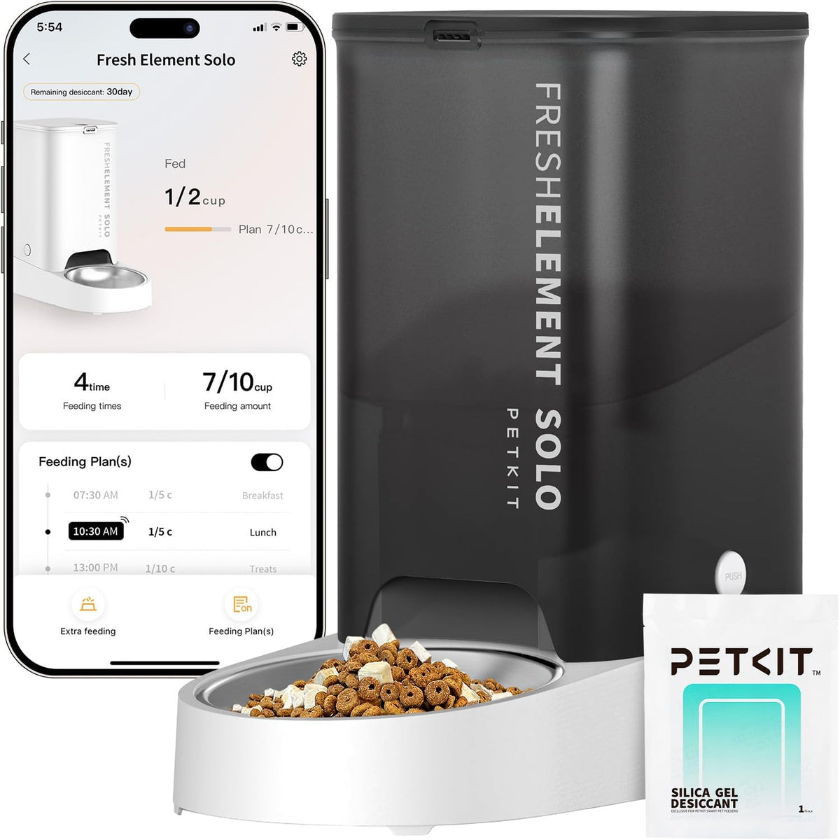 PETKIT Automatic Cat Feeder - Grey