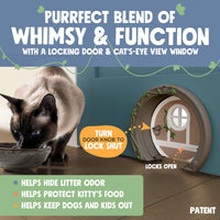 Gnome Door Cat Door for Interior Doors - Brown - image 3