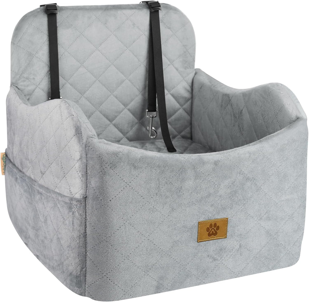 Dog Car Seats for Small Dogs Up to 35 lbs - Grey