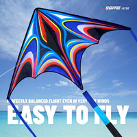 Kite, Large Delta Kites for Kids and Adults - Dark Blue - image 4