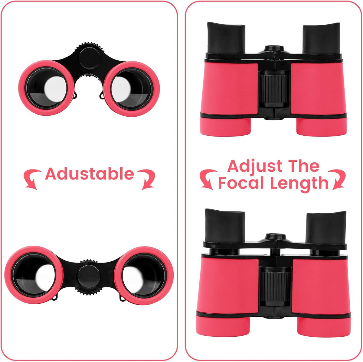 Dr. Anison kids binoculars set in blue with canvas bag and neck strap - view 18