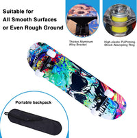 Skateboards for Beginners Kids Boys Girls and Adults, 31''x8'' - Skull - image 3