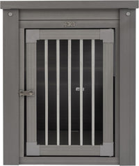 New Age Pet ECOFLEX Large Furniture Style Dog Crate & End Table - Grey / 23.8"L x 18.2"W x 22.2"H - image 2