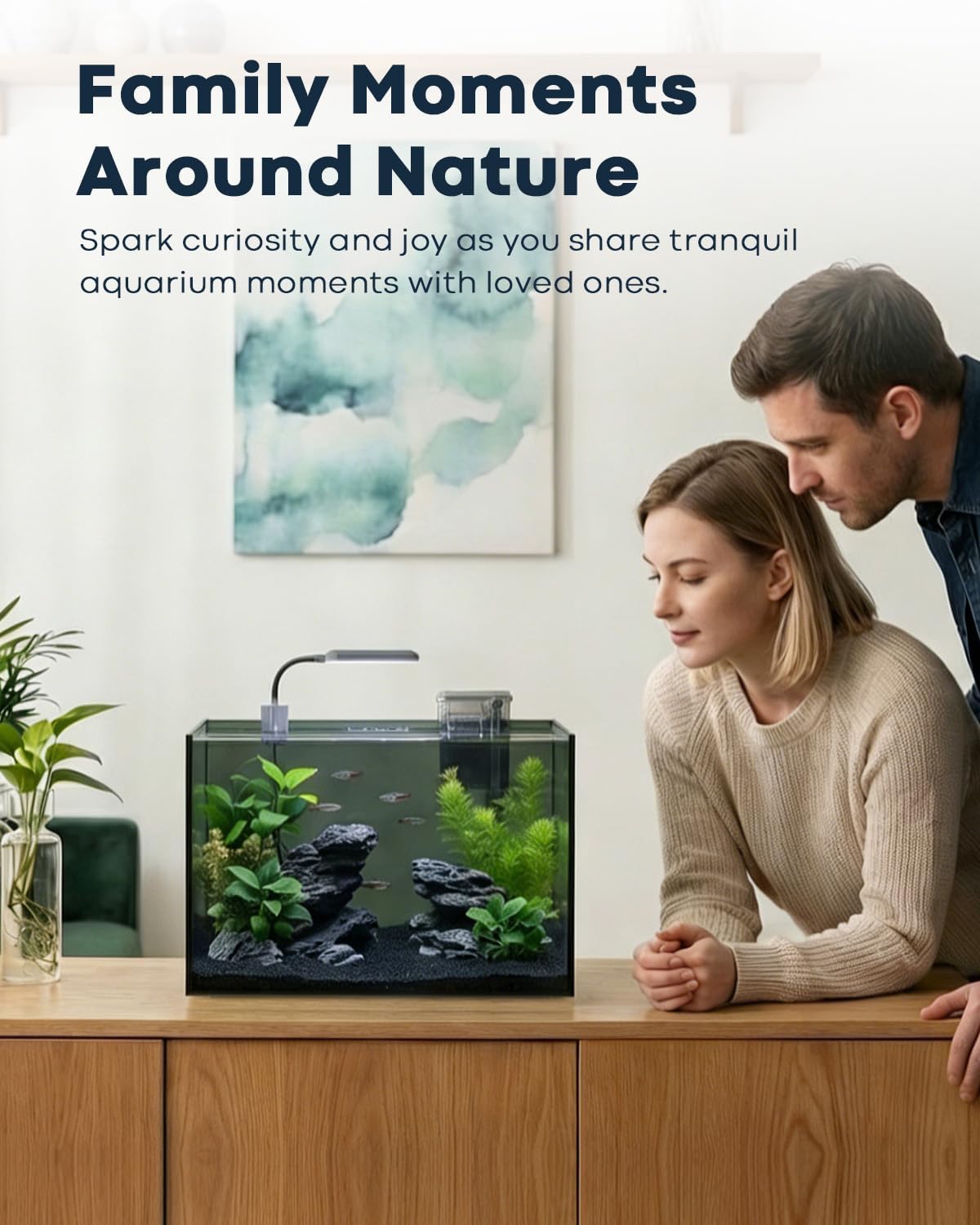 10 Gallon Aquarium Set Glass Fish Tank - 6 Gallon - image 3