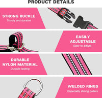 Martingale Collar for Dogs, Reflective Escape Proof, M - Hot Pink / Medium - image 2