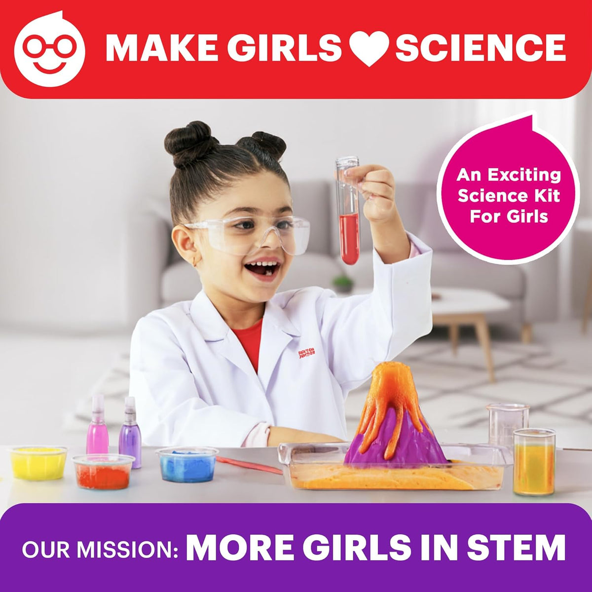 Doctor Jupiter Girls' First Science Experiments Kit for Kids Ages 4+ – Fun for Kids & Family - Girls' First Science Kit Starter: 4+ - image 2