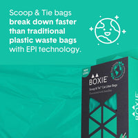 Boxie Sustainable Scoop & Tie Pet Waste Bags, Leak-Proof - Sustainable / 120 Count (Pack of 1) - image 3