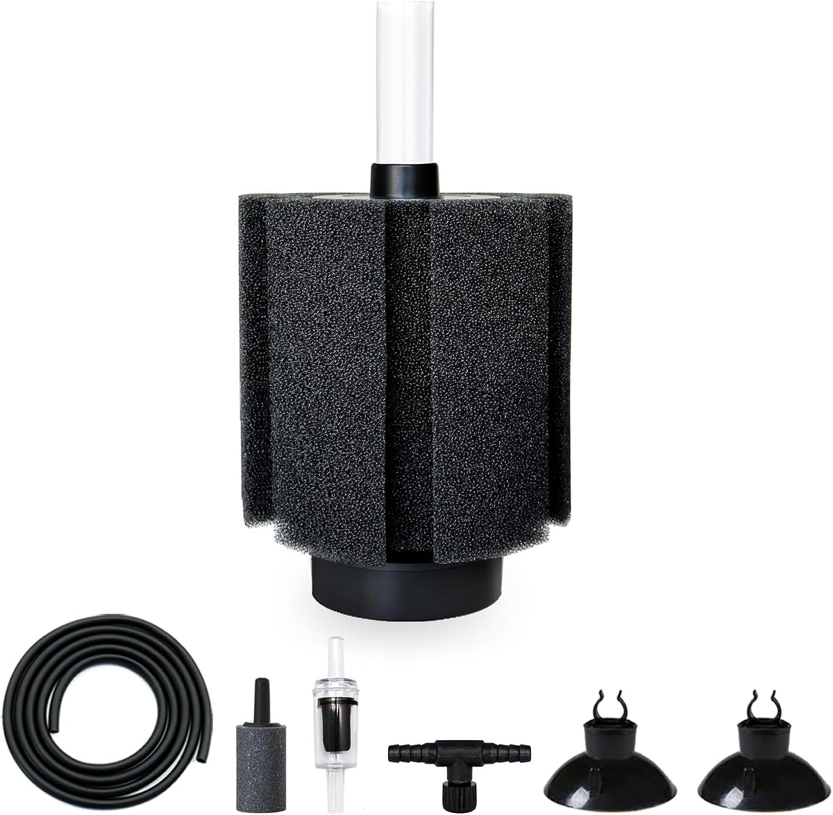 2 Pack 60-70 Gal Aquarium Sponge Filter with Air Stone – Essentials for Fish - Medium(1 Pack) for 50-80 Gallon