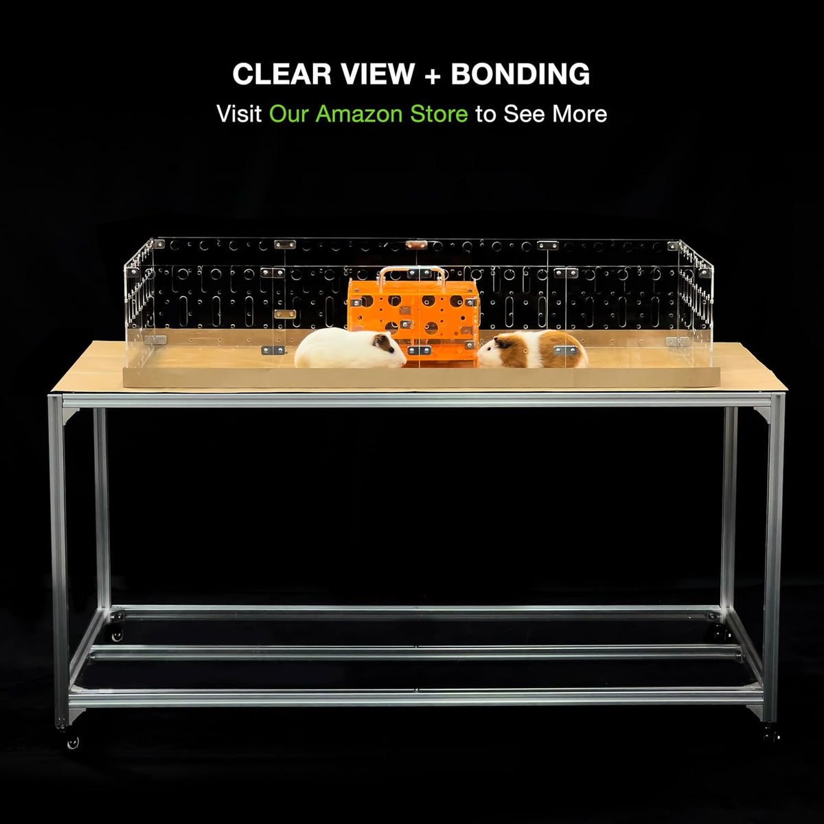 GuineaLoft Model-A Acrylic Guinea Pig Cage - Model-A - image 3
