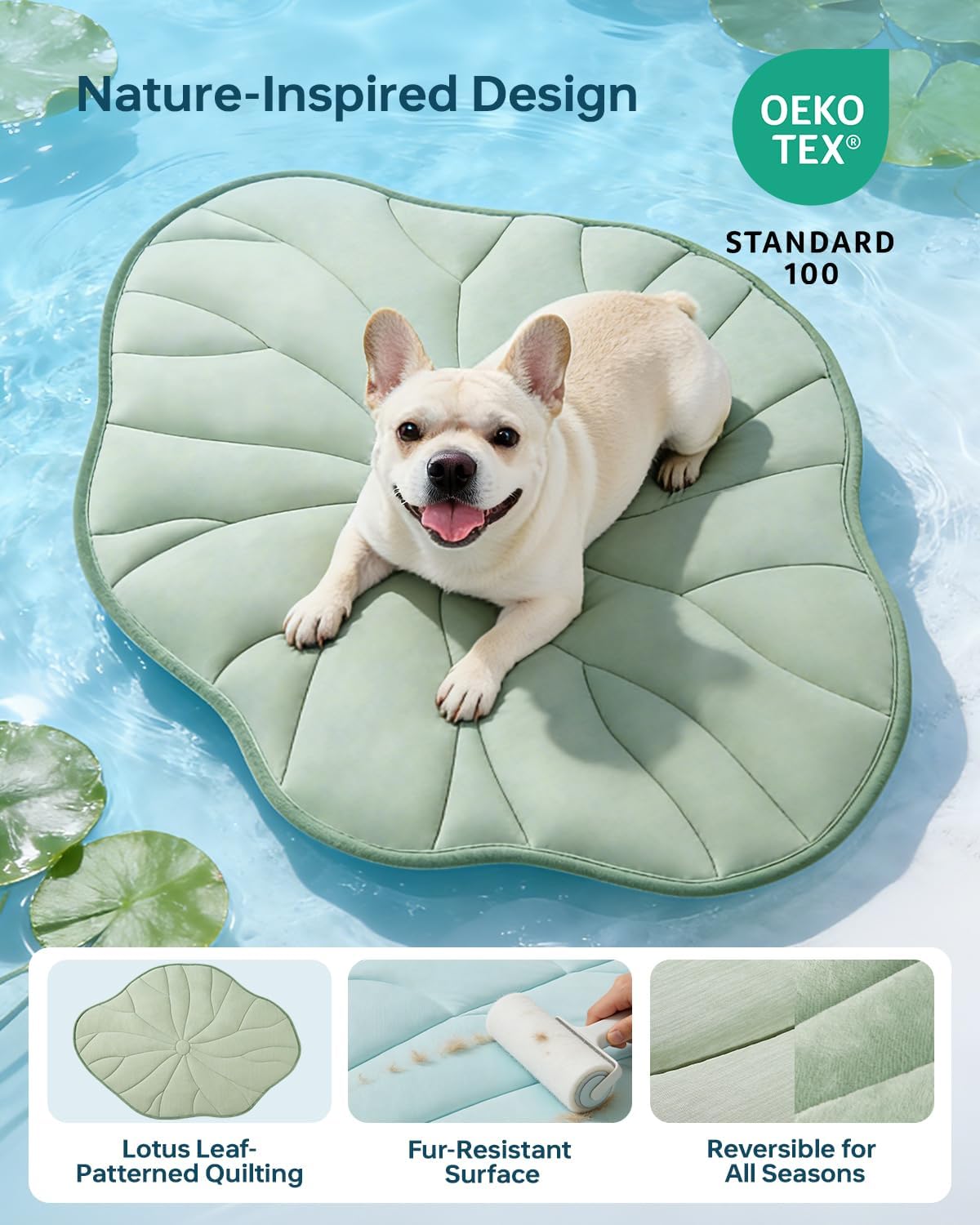 BG-BABYGO Dog Cooling Mat - Green / Large - image 3