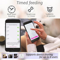 SKYMEE 12L Smart Automatic Dog Feeder Large Breed with Camera, 5G WiFi Automatic Cat Feeders Food Dispenser 1080P Full HD Pet Camera Treat Dispenser with Night Vision and 2-Way Audio
