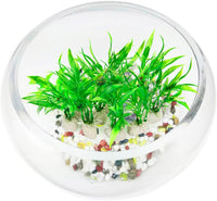 COMSUN 10 Pack Artificial Aquarium Plants - Green / 10 - image 2
