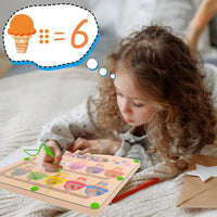 MTYOKILN Magnetic Color & Number Maze - Ice Cream - image 3