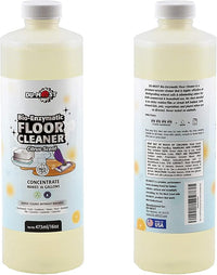 DU-MOST Enzymatic Floor Cleaner Concentrate (1 Oz Makes 1 Gal), No, Streak, No Rinsing, Kids & Pets Safe, Hard Surface Floors, Citrus Scent, 16 Fl Oz