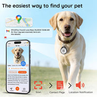 QR Code Cat Tags Personalized Small, Real-time Alerts, Pink – Essentials for Cats - 1 Pack Black Bridge / Large-1.2"*1.4" - image 3