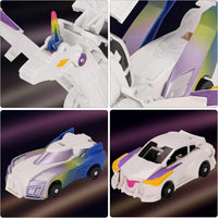 lavekywasa transforming unicorn car toy made from two collision sports cars - view 8