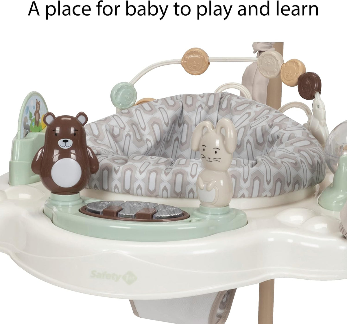 Safety 1st Bob-and-Twist 3-in-1 baby activity center jumper in Dunes Edge with built-in toys - view 3