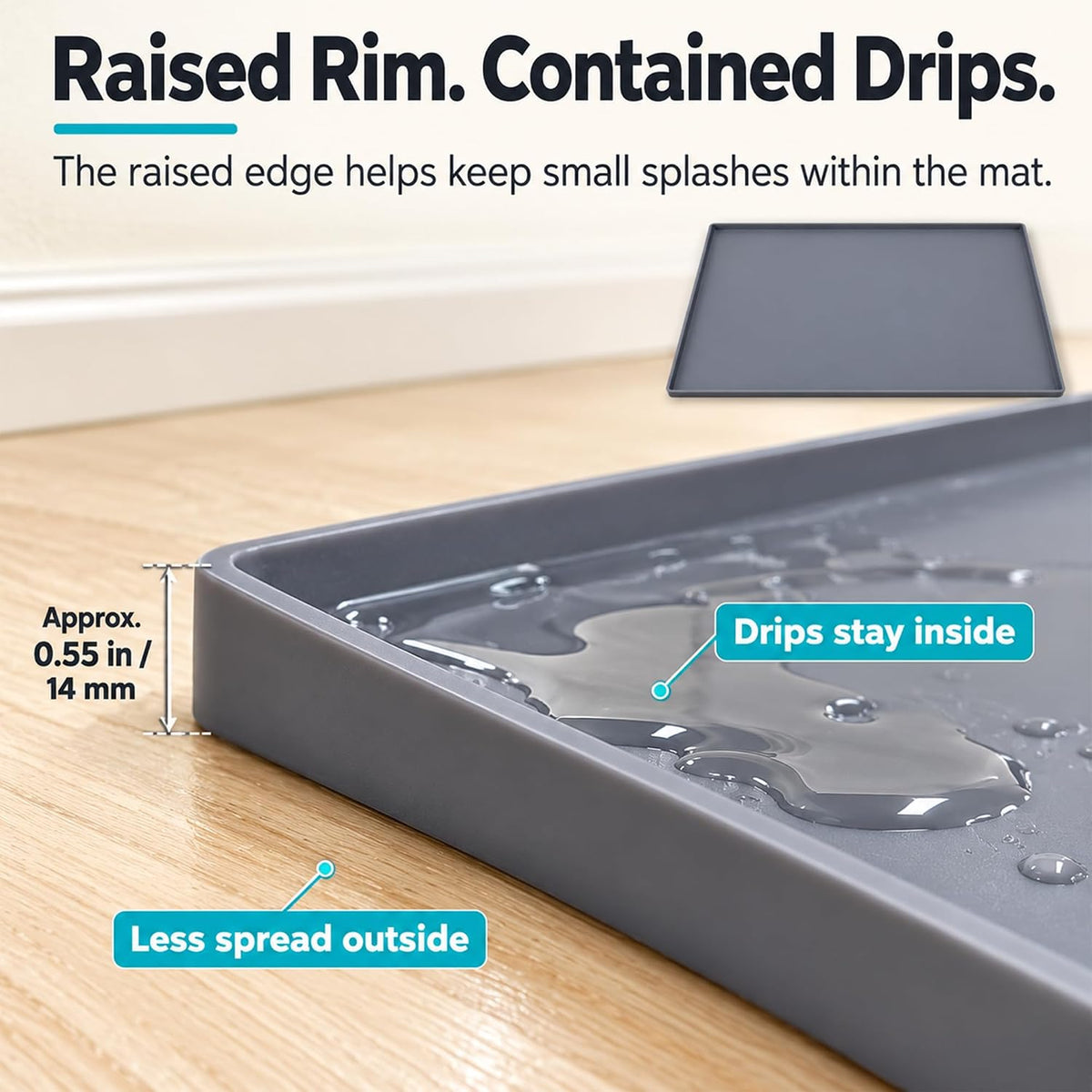Automatic Dog Water Bowl Dispenser - Silicone Mat - image 4