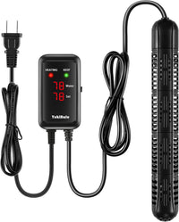 YukiHalu Aquarium Heater 50/100/200/300/500W with Protective Case - 300W
