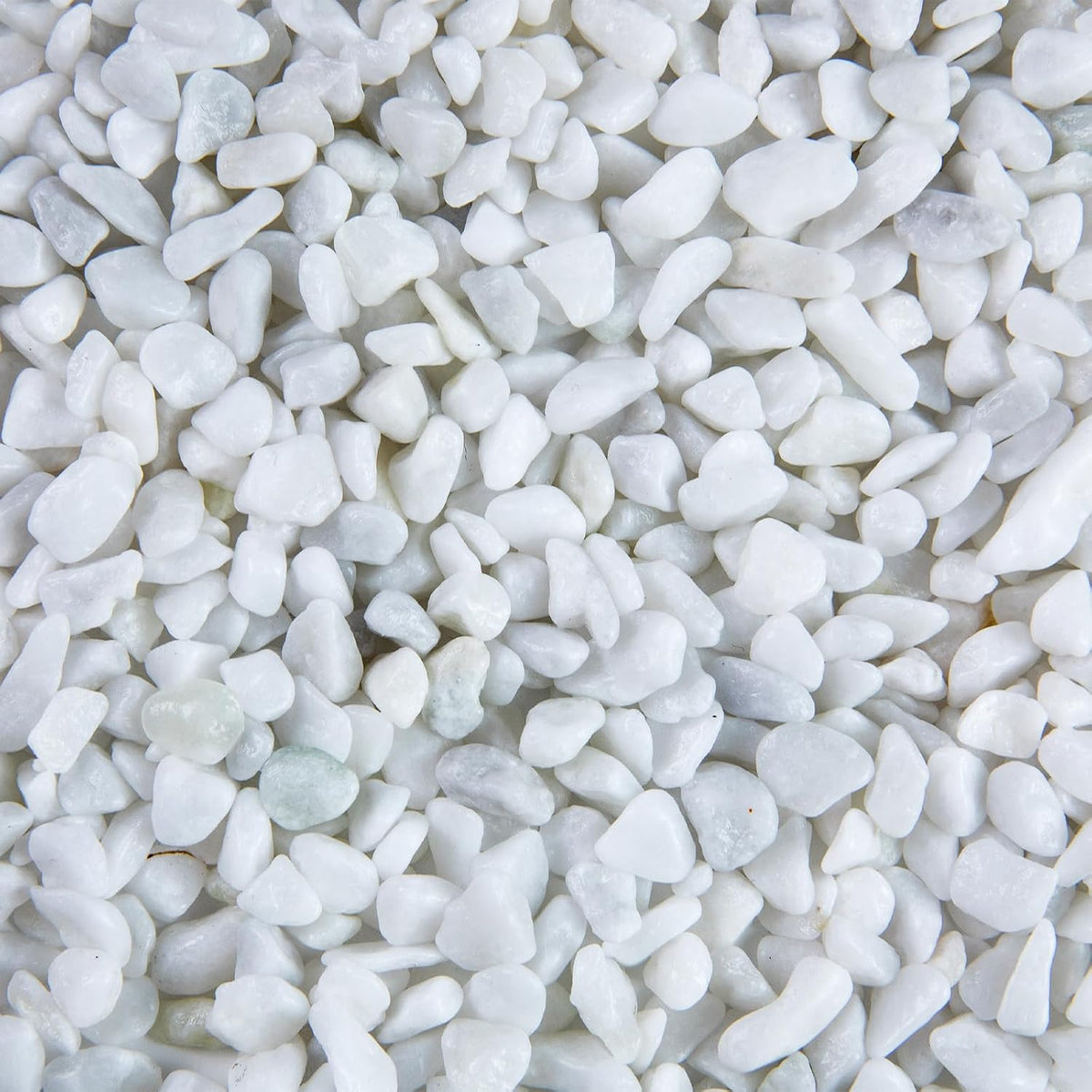Silica Gravel, Multi-Purpose Mixed Silica Sand for Fire Pits - 5LB / White Small