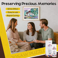 YAKAMOZ Jigsaw Puzzle Glue Clear, Quick Drying with Scraper - 200ml - image 3