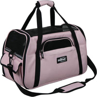 EliteField Soft-Sided Pet Carrier for Cats & Small Dogs – Essentials for Dogs - 17.0"L x 9.0"W x 12.0"H / Pink