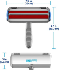 Triton Pet Hair Removal Tool w/Fur Trapping Compartment - Gray/White / Large - image 2