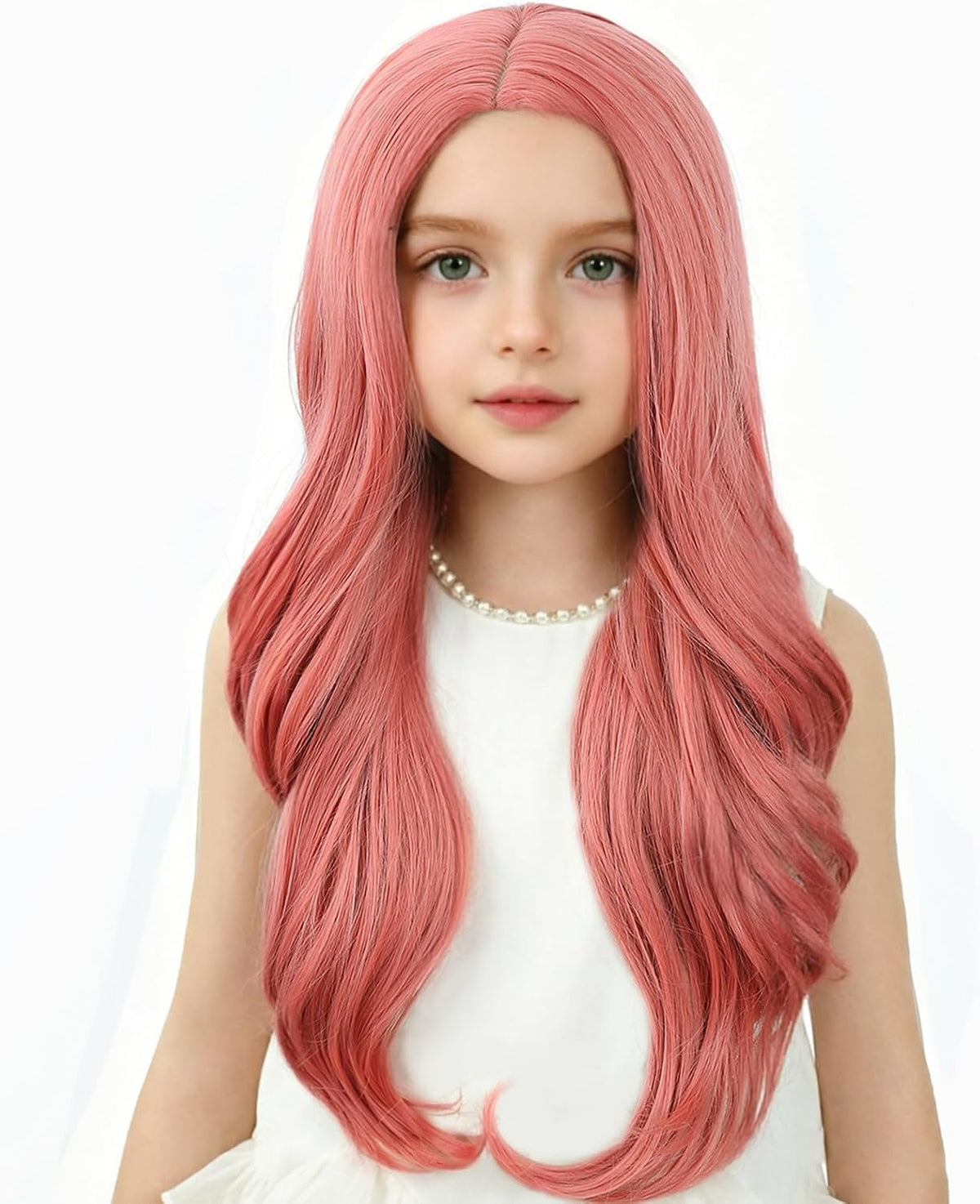 Edivd kids ginger wig with long orange wavy curls - view 20