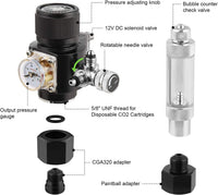 FZONE Dual Stage Mini Aquarium CO2 Regulator for Paintball Tank - image 3