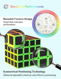 Roxenda 2x2 Speed Cube Stickerless Puzzle Cube – Fun for Kids & Family - 4x4x4 - image 3
