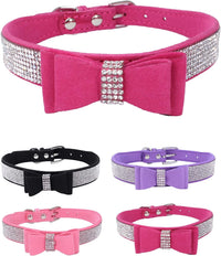 Dog Collar for Small Dogs - XS / rose red1