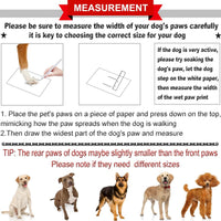 QUMY Dog Shoes for Large Medium Dog Boots & Paw Protectors for Hot - Black / Size 7: 2.8''x3.2"(W*L) for 63-75 lbs - image 2
