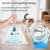 90 Pack Cat Litter Box Robot Model 5/4/3 Waste Bags - Transparent / 1 Count (Pack of 90) - image 4