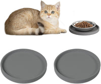 Arespark Pet Silicone Food Mat - Grey / 2 PACK