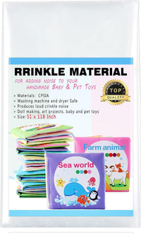 Zonon Noise Making Crinkle Paper Crinkle Material for Dog Pet - 51 x 118 Inch