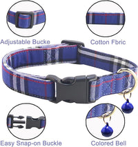 SuperBuddy Dog Collar, Adjustable Dog Collar with Bowtie - Large / blue-1 - image 2