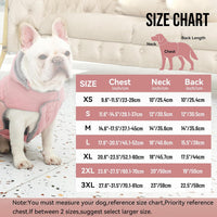 Warm Fleece Dog Hoodie for Small Dogs, Winter Puppy Coats - Pink / XXX-Large - image 3