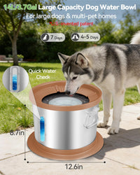 UPSKY 14L No Spill Dog Water Bowl - Pink / 14L - image 3