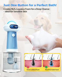 Electric Dog Shampoo Dispenser & Foam Sprayer - Blue UFO - image 3